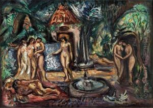 Le Jardin De L'emir by Emile-Othon Friesz
