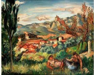 Jardin Au Cap-brun by Emile-Othon Friesz