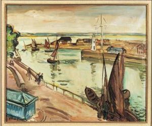 Honfleur, La Sortie Du Port
