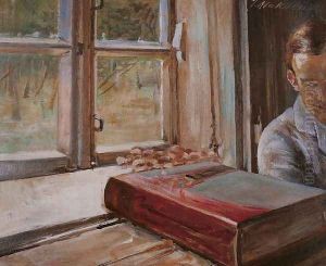 Boy by the Window by Jacek Malczewski