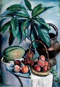 Nature Morte Aux Fruits, Circa 1915 by Emile-Othon Friesz