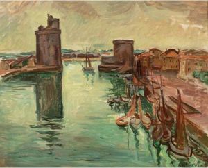 Le Port De La Rochelle by Emile-Othon Friesz