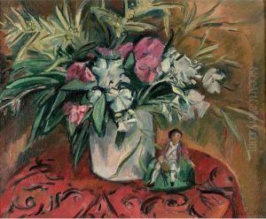 Nature Morte Avec Une Statuette De Porcelaine by Emile-Othon Friesz