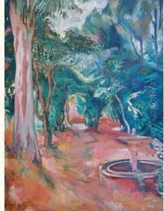La Fontaine Du Jardin, Circa 1922 La Fontaine Du Jardin, Circa 1922