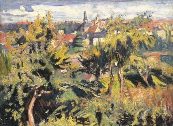 La Petite Ville Derriere Les Arbres - view 1
