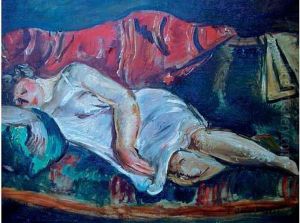 Femme Endormie, 1927 by Emile-Othon Friesz