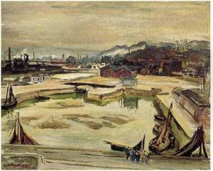 Le Port D'honfleur by Emile-Othon Friesz
