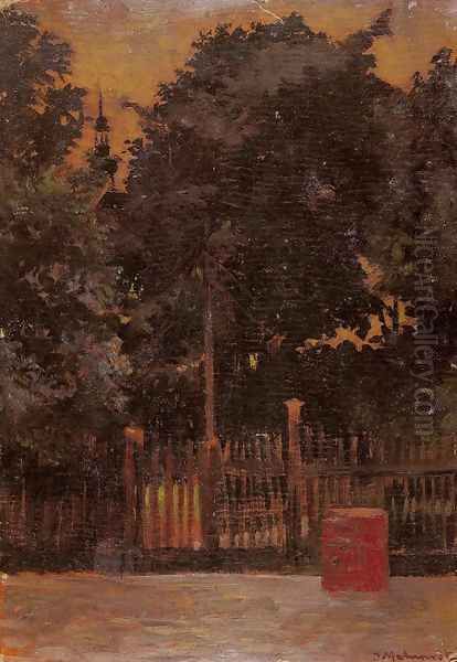 Churchyard gate - view 1