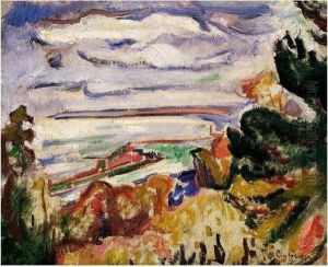 La Baie D'honfleur by Emile-Othon Friesz
