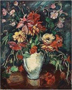 Emile- , -, Vase De Fleurs,
Signed And Dated 1938, Oil On Canvas, 80.7 By 64.6 Cm., 31 3/4 By 25 1/2
In by Emile-Othon Friesz