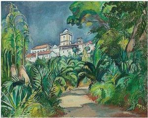 Jardins De L'universite (coimbra) by Emile-Othon Friesz