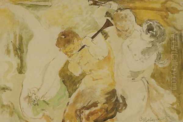 Bacchanalia by Jacek Malczewski