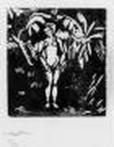 [femme Nue Debout Sous Les Palmiers] by Emile-Othon Friesz