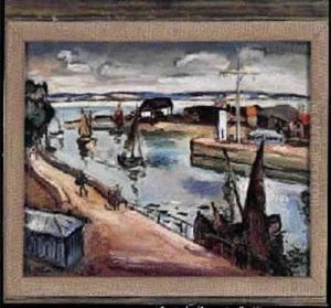 L'avant-port by Emile-Othon Friesz