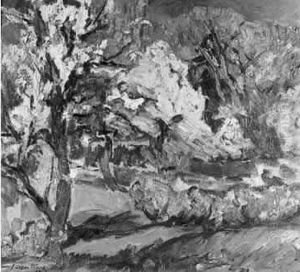Arbres En Fleurs En Provence. Huile Sur Panneau De Contreplaque by Emile-Othon Friesz