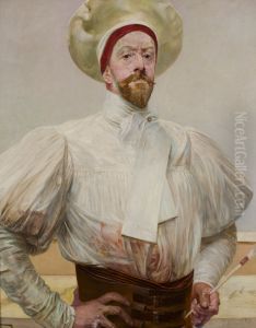 Self-Portrait in White Attire by Jacek Malczewski