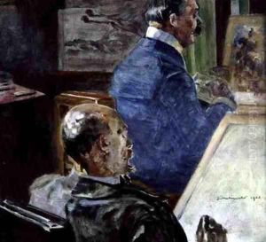 In the Artist's Studio, 1903 by Jacek Malczewski