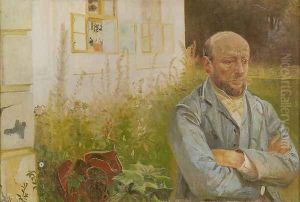 Portrait of Piotr Dobrzanski in the Garden