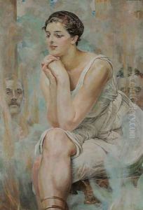 Pythia by Jacek Malczewski