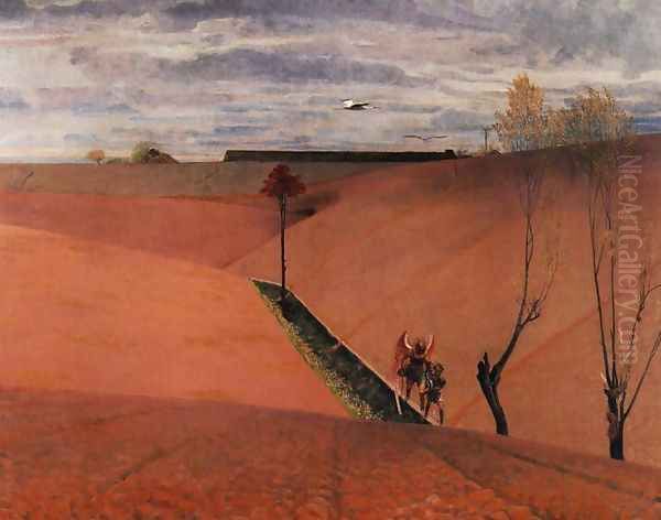 Landscape with Tobias. Spring - view 1
