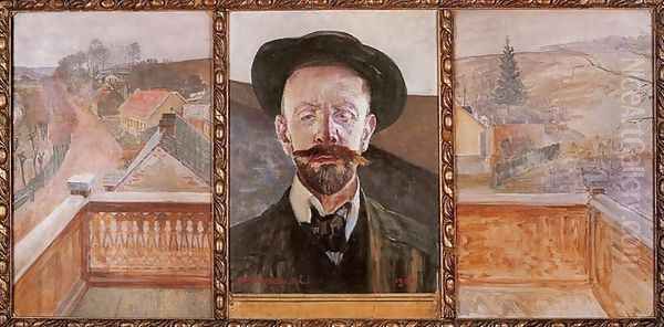 Tryptych with Self-Portrait - view 1