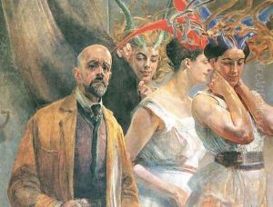 Self-Portrait with Gorgons
