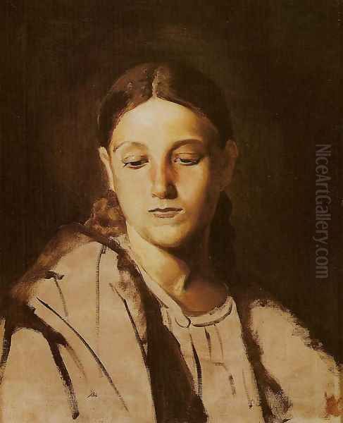 Portrait study for Our Lady - view 1