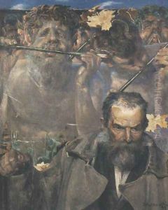 History of the Song. Portrait of Adam Asnyk by Jacek Malczewski