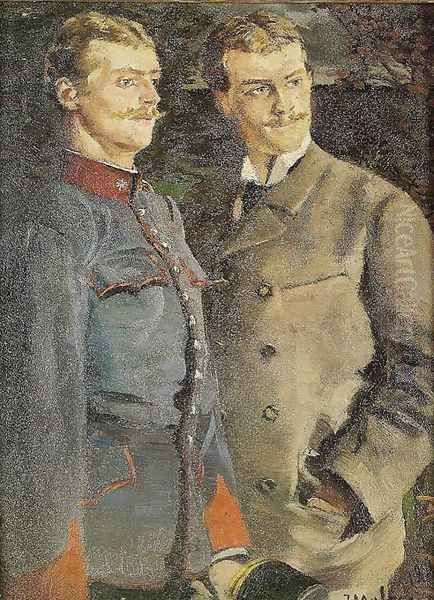 Portrait of Two Young Men - view 1