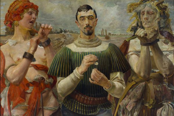 Polish Hamlet. Portrait of Aleksander Wielopolski by Jacek Malczewski