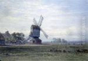 Sussex Windmill by George Arthur Fripp