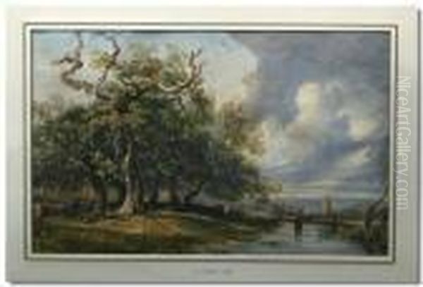 Figures Beneath A Tree - view 1