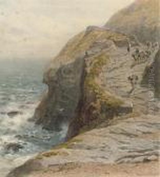 The Road To Bossiney Bay, Cornwall - view 1