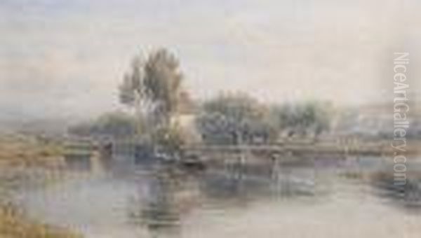 Boat By A Lock - view 1