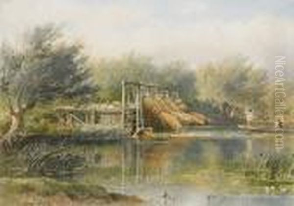Eel Traps On The Thames - view 1