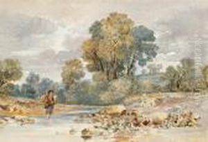 Wading Across A River