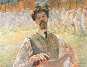 Self-Portrait with a Dance Pageant