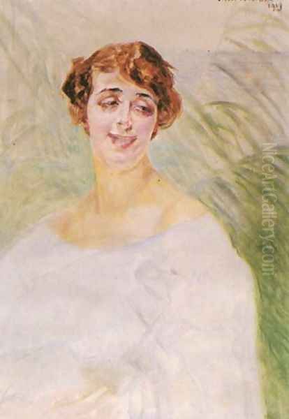 Portrait of a Lady Against a Background of Reeds - view 1