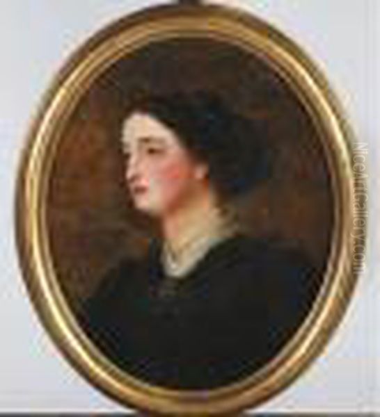 Bust Portrait Of A Lady Facing To Dexter - view 1