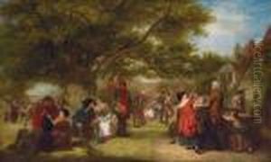 An English Merrymaking A Hundred Years Ago by William Powell Frith