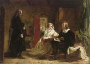 Converting To Lutherism by William Powell Frith