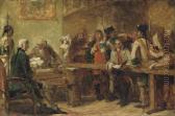 Hogarth Before The Justices Of Calais - view 1