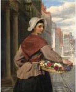 The Flower Girl Of Boulogne by William Powell Frith
