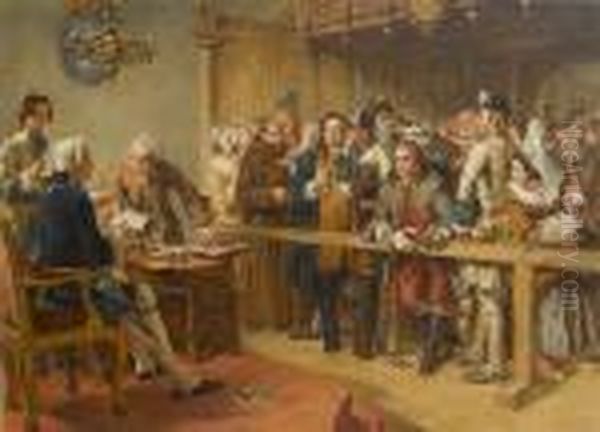 Hogarth Proving His Identity - view 1