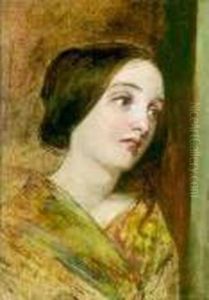 Head Study by William Powell Frith
