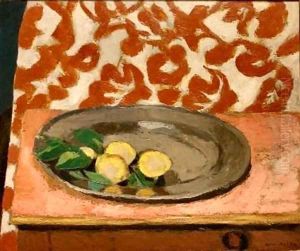 Lemons on a Pewter Plate