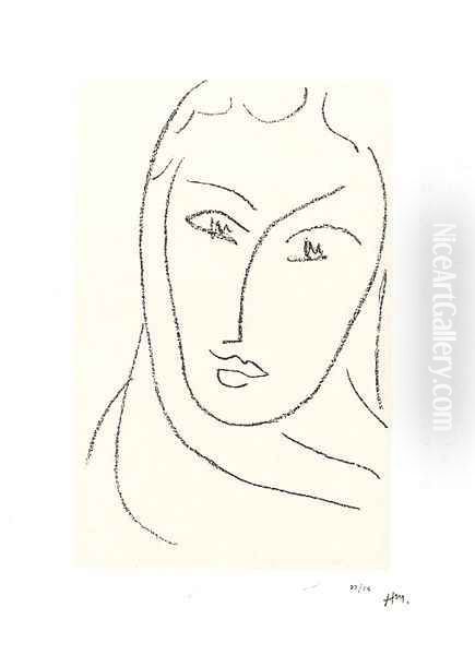 Jeune femme au foulard - view 1
