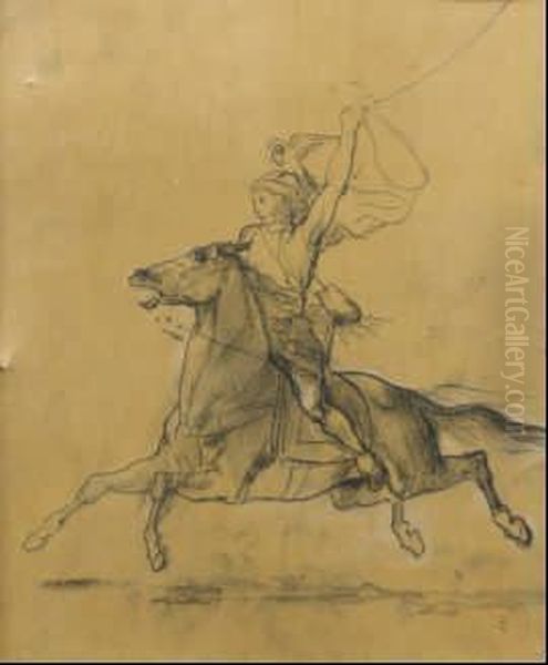 Le Fauconnier Au Galop - view 1