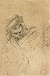 Study Of A Man In A Turban by Eugene Fromentin