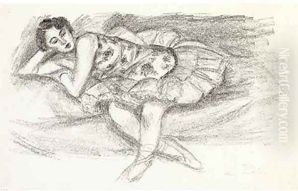 Danseuse au Divan pliee en deux, from Dix Danseuses - view 1
